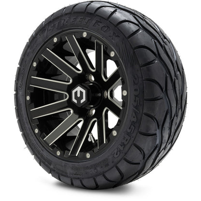 12" MODZ Mauler Glossy Black - Tire and Wheel Combo