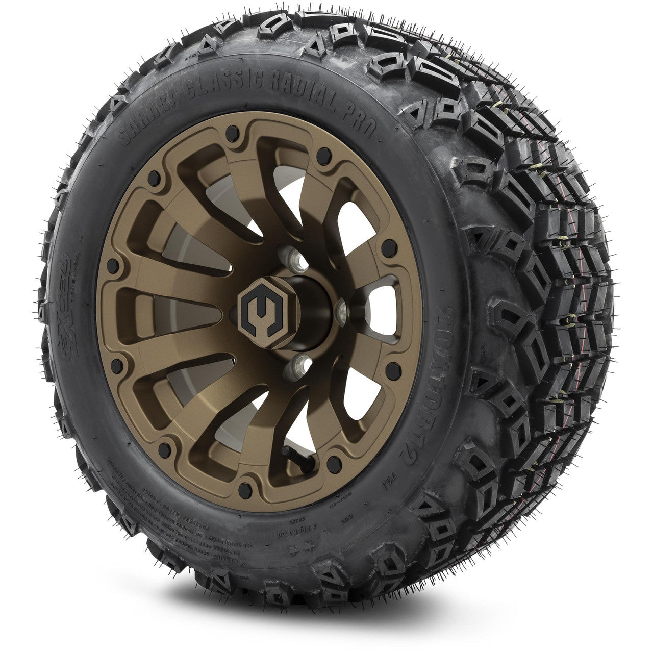 12" MODZ Bomber Matte Bronze - Tire and Wheel Combo