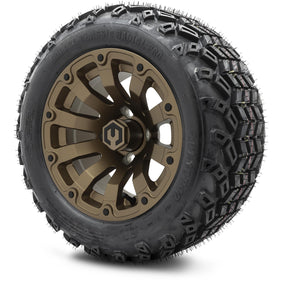 12" MODZ Bomber Matte Bronze - Tire and Wheel Combo