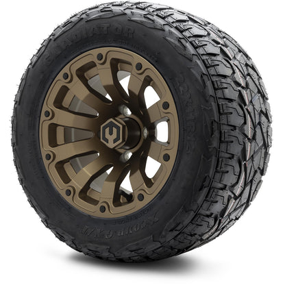 12" MODZ Bomber Matte Bronze - Tire and Wheel Combo