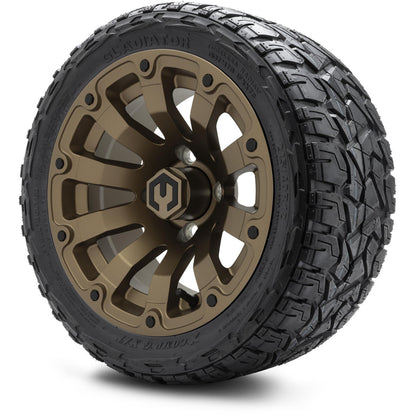 12" MODZ Bomber Matte Bronze - Tire and Wheel Combo