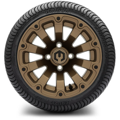 12" MODZ Bomber Matte Bronze - Tire and Wheel Combo