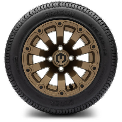 12" MODZ Bomber Matte Bronze - Tire and Wheel Combo