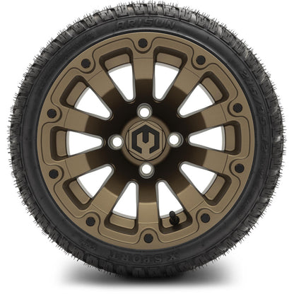 12" MODZ Bomber Matte Bronze - Tire and Wheel Combo