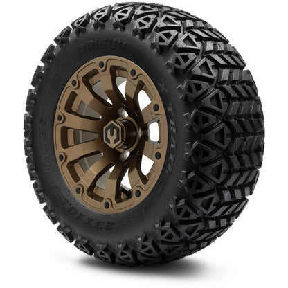 12" MODZ Bomber Matte Bronze - Tire and Wheel Combo