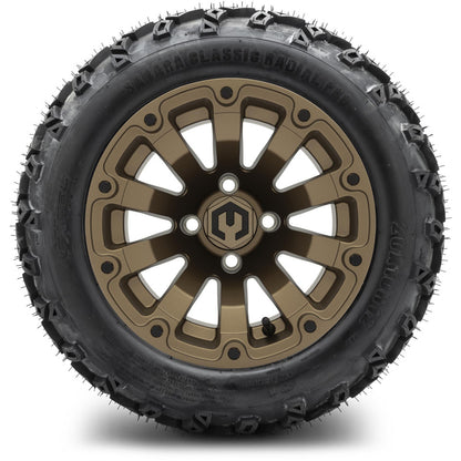 12" MODZ Bomber Matte Bronze - Tire and Wheel Combo