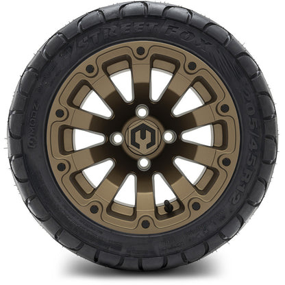 12" MODZ Bomber Matte Bronze - Tire and Wheel Combo