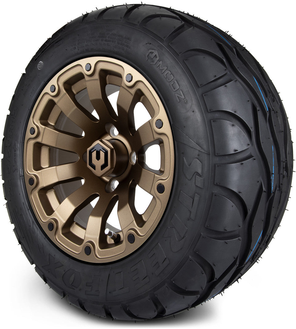12" MODZ Bomber Matte Bronze - Tire and Wheel Combo