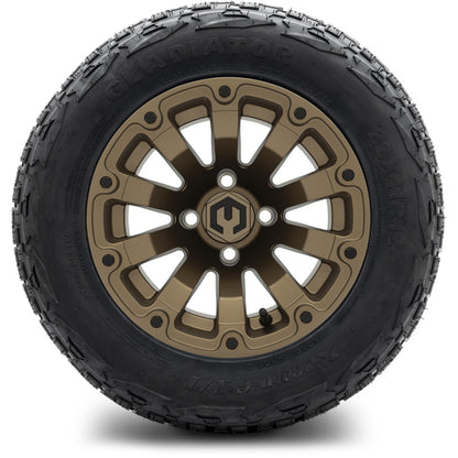 12" MODZ Bomber Matte Bronze - Tire and Wheel Combo