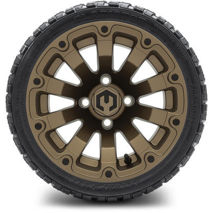 12" MODZ Bomber Matte Bronze - Tire and Wheel Combo