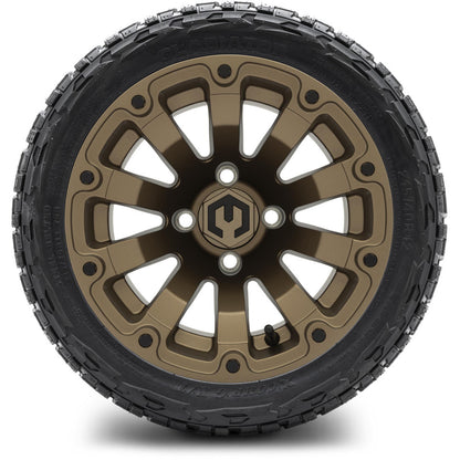 12" MODZ Bomber Matte Bronze - Tire and Wheel Combo