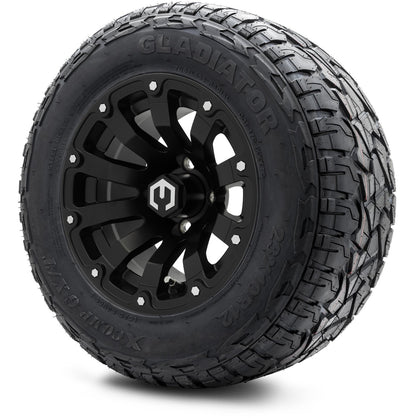 12" MODZ Bomber Matte Black - Tire and Wheel Combo
