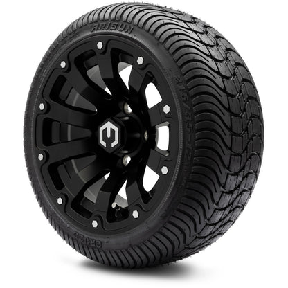 12" MODZ Bomber Matte Black - Tire and Wheel Combo