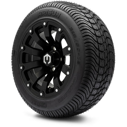 12" MODZ Bomber Matte Black - Tire and Wheel Combo