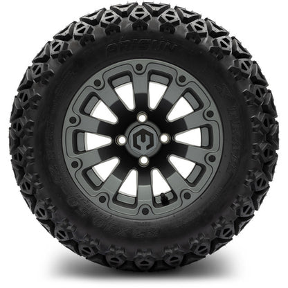 12" MODZ Bomber Matte Gunmetal - Tire and Wheel Combo