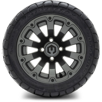 12" MODZ Bomber Matte Gunmetal - Tire and Wheel Combo