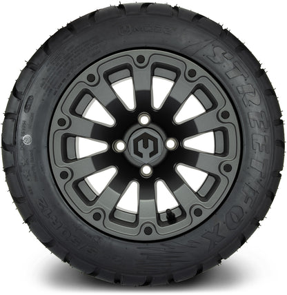 12" MODZ Bomber Matte Gunmetal - Tire and Wheel Combo