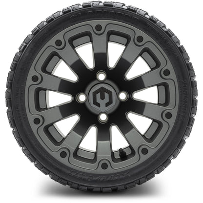 12" MODZ Bomber Matte Gunmetal - Tire and Wheel Combo