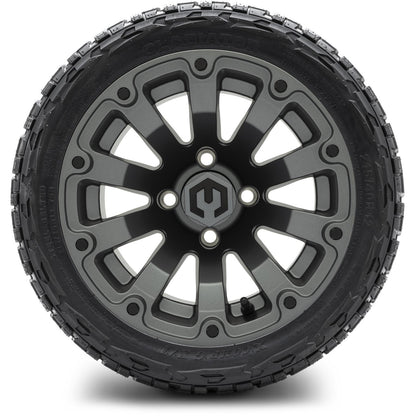 12" MODZ Bomber Matte Gunmetal - Tire and Wheel Combo