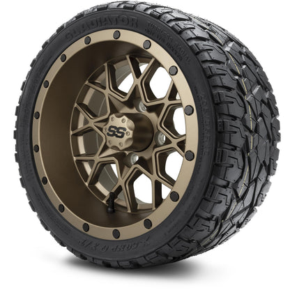 12" MODZ Vortex Matte Bronze - Tire and Wheel Combo