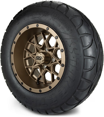 12" MODZ Vortex Matte Bronze - Tire and Wheel Combo