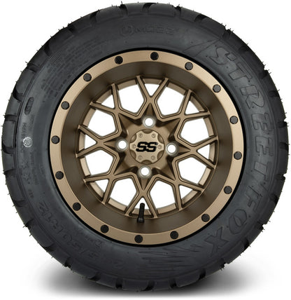 12" MODZ Vortex Matte Bronze - Tire and Wheel Combo