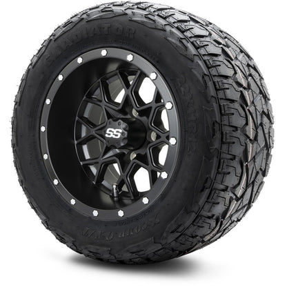 12" MODZ Vortex Matte Black - Tire and Wheel Combo