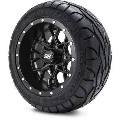 12" MODZ Vortex Matte Black - Tire and Wheel Combo