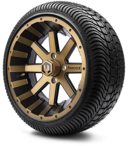 14" MODZ Assault Matte Bronze - Tire and Wheel Combo
