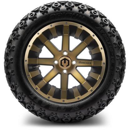 14" MODZ Assault Matte Bronze - Tire and Wheel Combo