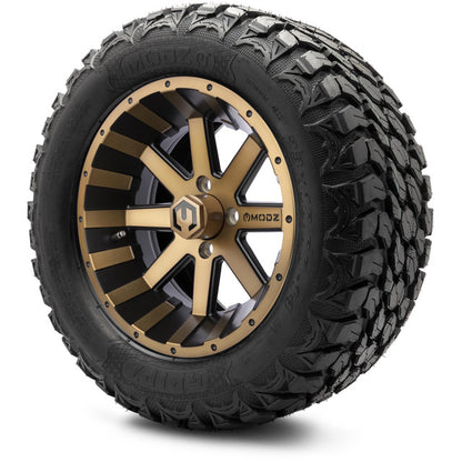 14" MODZ Assault Matte Bronze - Tire and Wheel Combo