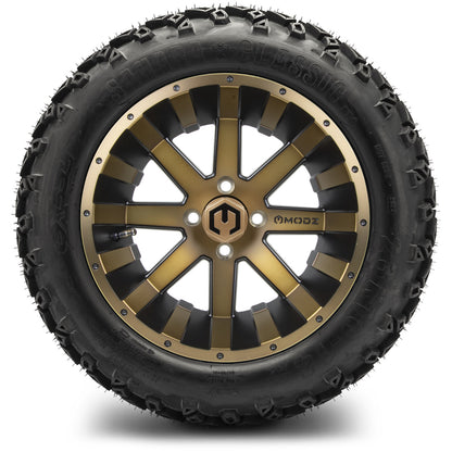 14" MODZ Assault Matte Bronze - Tire and Wheel Combo