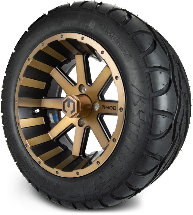14" MODZ Assault Matte Bronze - Tire and Wheel Combo