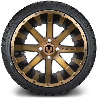 14" MODZ Assault Matte Bronze - Tire and Wheel Combo