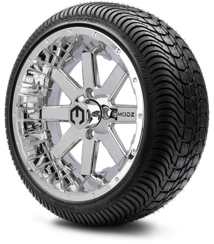 14" MODZ Assault Chrome - Tire and Wheel Combo