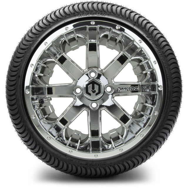 14" MODZ Assault Chrome - Tire and Wheel Combo