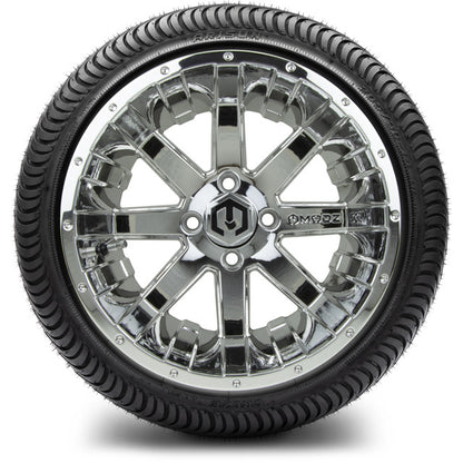 14" MODZ Assault Chrome - Tire and Wheel Combo