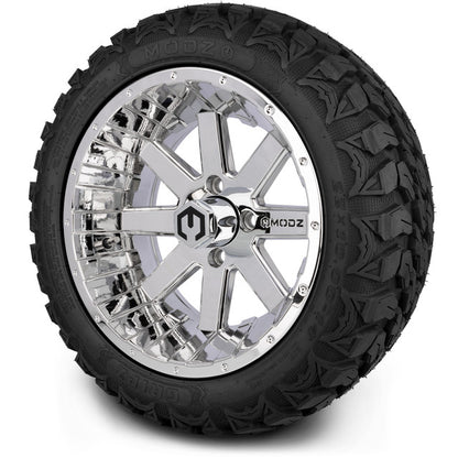 14" MODZ Assault Chrome - Tire and Wheel Combo