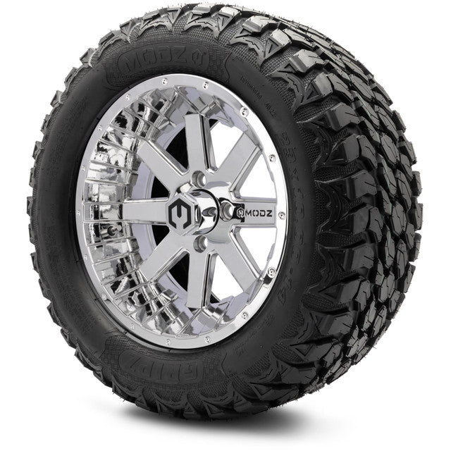 14" MODZ Assault Chrome - Tire and Wheel Combo
