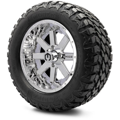 14" MODZ Assault Chrome - Tire and Wheel Combo