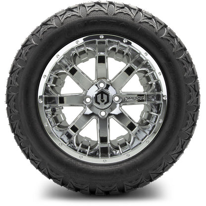 14" MODZ Assault Chrome - Tire and Wheel Combo