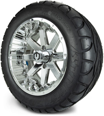 14" MODZ Assault Chrome - Tire and Wheel Combo