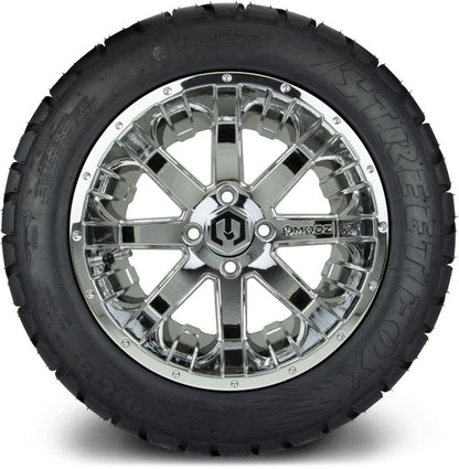 14" MODZ Assault Chrome - Tire and Wheel Combo