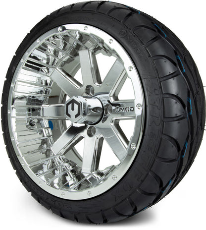 14" MODZ Assault Chrome - Tire and Wheel Combo