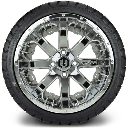 14" MODZ Assault Chrome - Tire and Wheel Combo