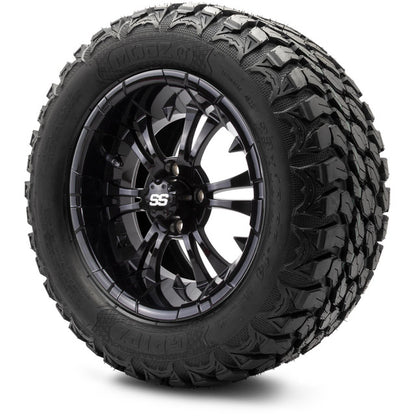 14" MODZ Vampire Glossy Black - Tire and Wheel Combo