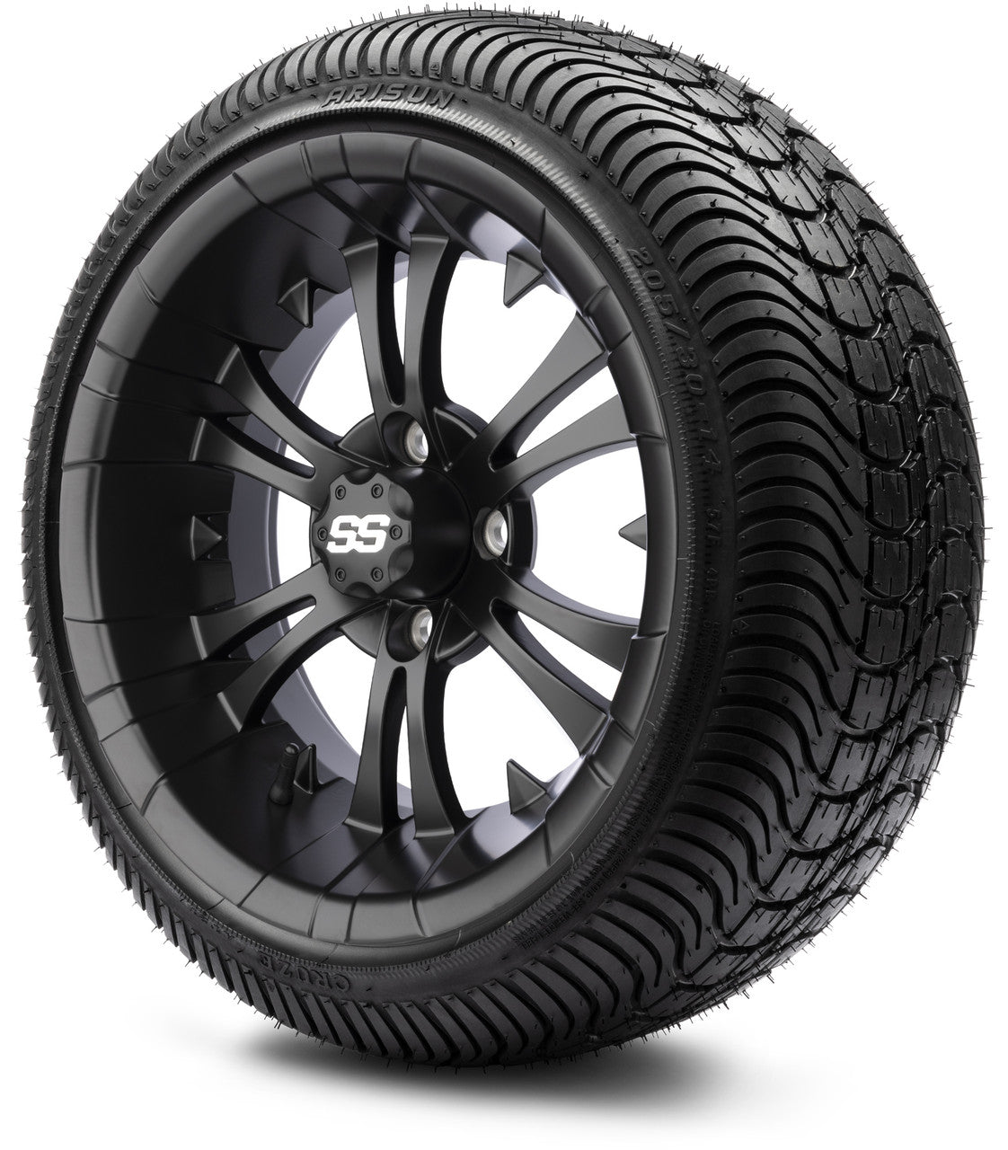 14" MODZ Vampire Matte Black - Tire and Wheel Combo