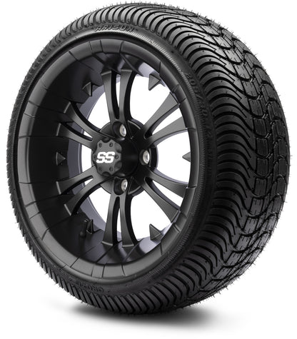 14" MODZ Vampire Matte Black - Tire and Wheel Combo