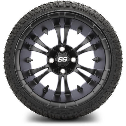 14" MODZ Vampire Matte Black - Tire and Wheel Combo