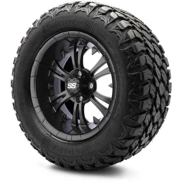 14" MODZ Vampire Matte Black - Tire and Wheel Combo
